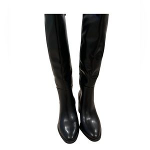 NEW!! Faux leather tall dress boots from Target. 3 inch block heel. Never worn!